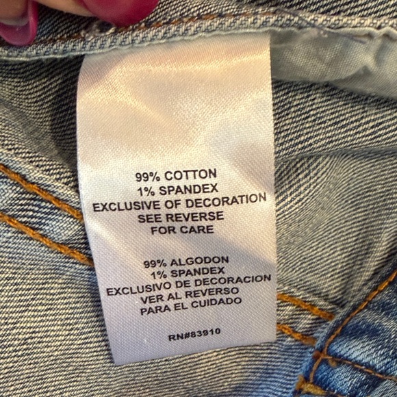 RXB Blue Jean Jacket with Multicolor Embroidery - Picture 7 of 7